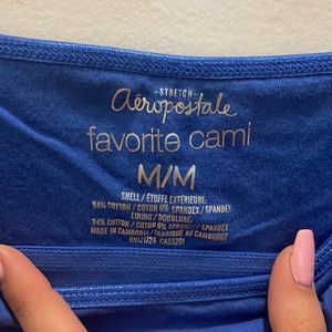 GANNI: Camisole bleue à image imprimée | France